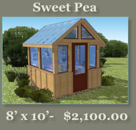 Sweet Pea  8’ x 10’-   $2,100.00